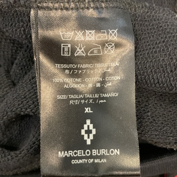 Marcelo Burlon Lamborghini Cotton Hoodie sz XL - Picture 7 of 7